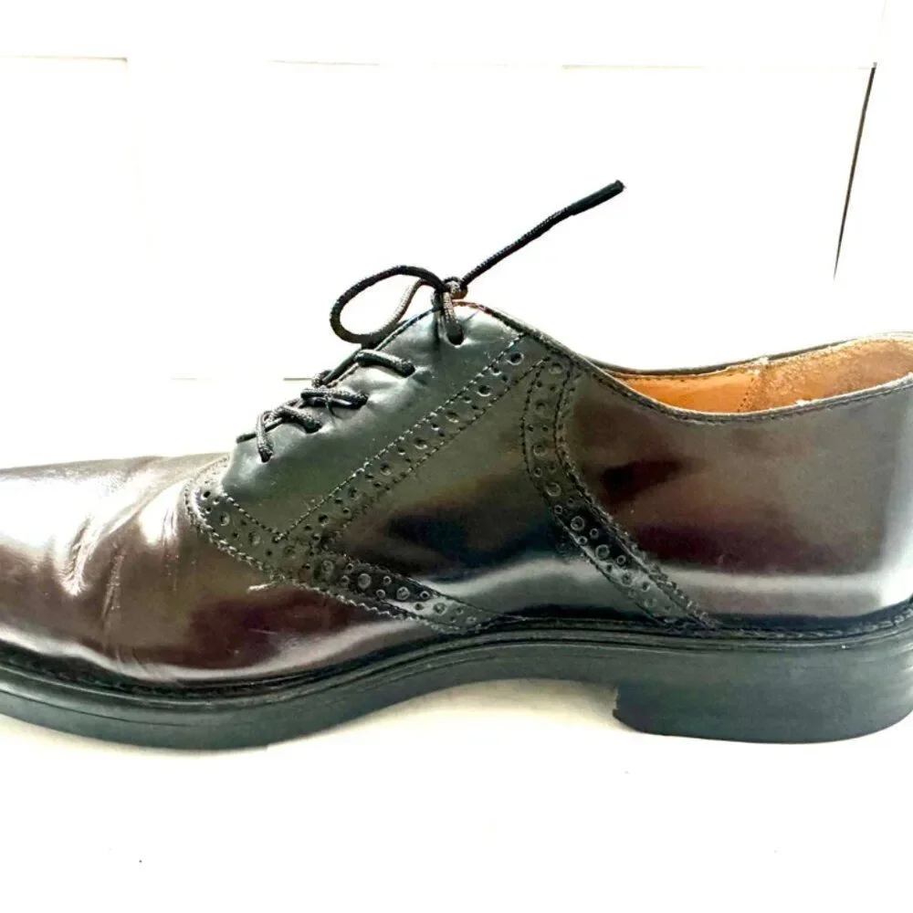 Men’s Bostonian Strada shoes dress burgundy black 9 M